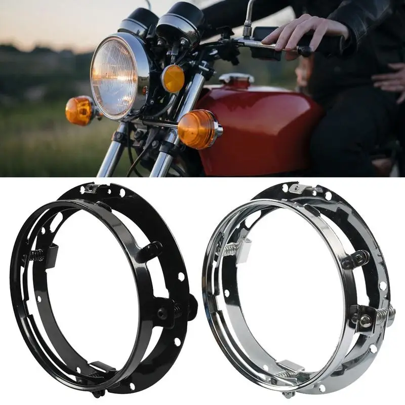 Motorcycle Headlight Bracket Protector For 7in Round Headlamp Retaining Ring Decorate Accessories Aluminum Alloy SUVs Motorbikes
Motorcycle Headlight Bracket Protector For 7in Round Headlamp Retaining Ring Decorate Accessories Aluminum Alloy SUVs Motorbikes
