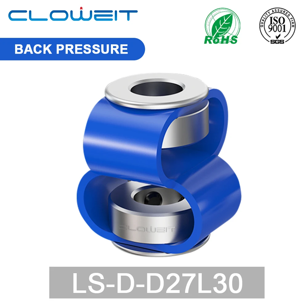 Cloweit LS Dia 27mm Length 30mm back pressure Double Loop Couple Flexible Alumnum Alloy Encoder Coupling
Cloweit LS Dia 27mm Length 30mm back pressure Double Loop Couple Flexible Alumnum Alloy Encoder Coupling