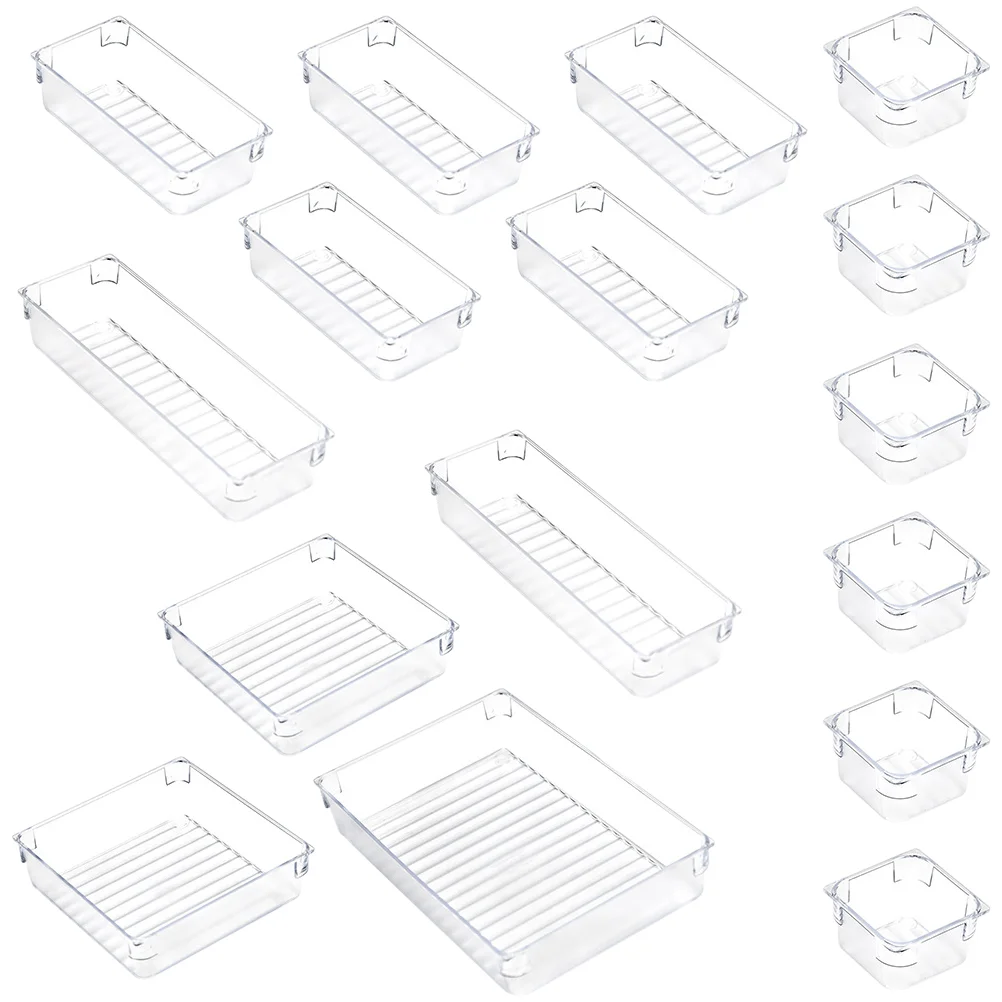Drawer Organizer Tray Utensil Trays Desk Dividers Kitchen Stackable Box Bathroom Holder Cutlery
Drawer Organizer Tray Utensil Trays Desk Dividers Kitchen Stackable Box Bathroom Holder Cutlery