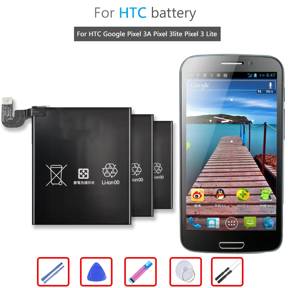 Аккумулятор G020E-B для Google Pixel 3A Pixel 3 lite Pixel 3 Lite, аутентичная аккумуляторная батарея GO2OEB, батарея + Инструменты
Аккумулятор G020E-B для Google Pixel 3A Pixel 3 lite Pixel 3 Lite, аутентичная аккумуляторная батарея GO2OEB, батарея + Инструменты