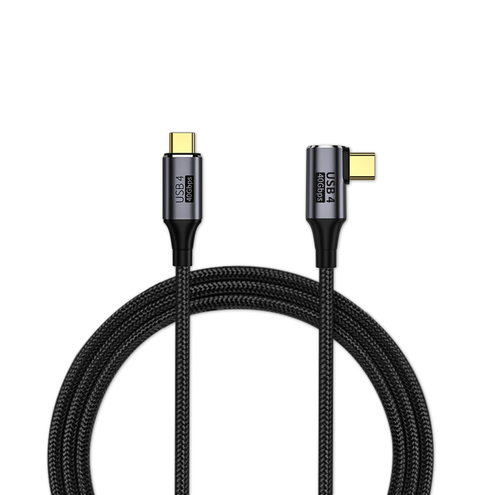 USB 4 Cable 40Gbps 100w 40Gbps Data Transfer Cable Supports PD3.0 / QC3.0 Power Supply Support Ultra HD Resolutions Right-Angle
USB 4 Cable 40Gbps 100w 40Gbps Data Transfer Cable Supports PD3.0 / QC3.0 Power Supply Support Ultra HD Resolutions Right-Angle