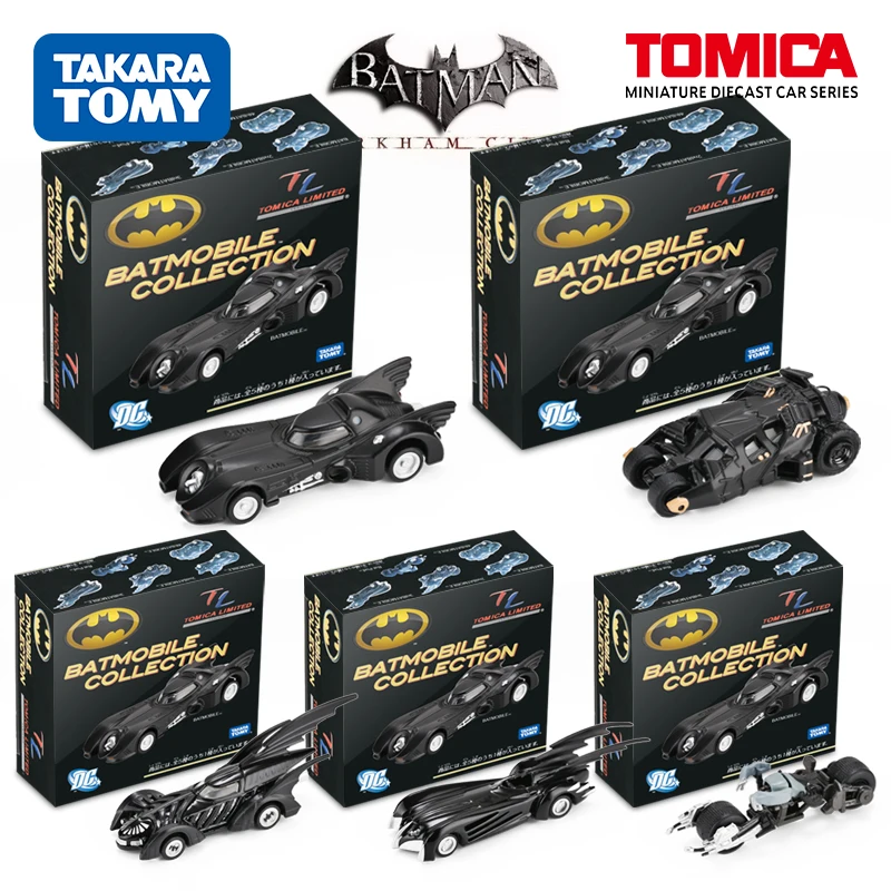 

Takara Tomy Tomica Metal Batmobile Car Model Collectibles Gift Toys Batman Chariot Full Set Hero Bat-man Motorcycle Mini Models