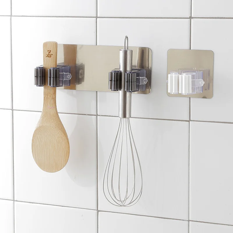 2/4pcs Adhesive Multi-Purpose Hooks Wall Mounted Mop Organizer Holder RackBrush Broom Hanger Hook Kitchen bathroom Strong Hooks
2/4pcs Adhesive Multi-Purpose Hooks Wall Mounted Mop Organizer Holder RackBrush Broom Hanger Hook Kitchen bathroom Strong Hooks