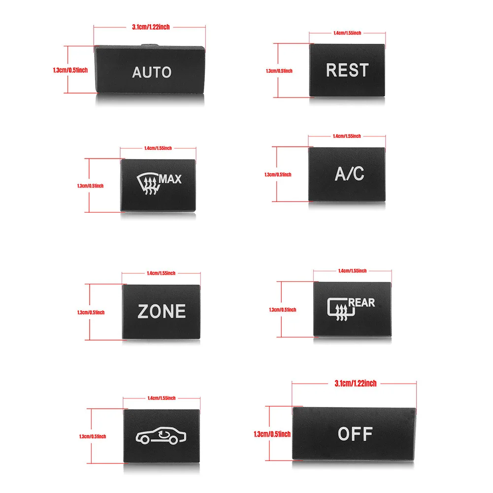 Brand New Durable Exquisite High Quality A/C Button Switch Accessories Replacement A/C Switch Button Cover Cap
Brand New Durable Exquisite High Quality A/C Button Switch Accessories Replacement A/C Switch Button Cover Cap