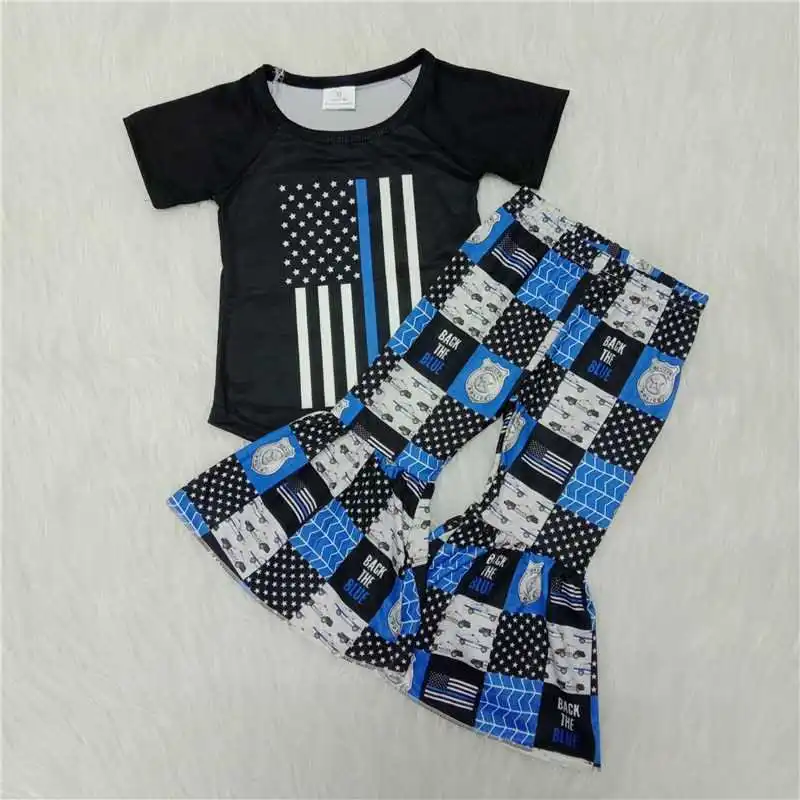 4th july flag kids clothing wholesale baby girl short sleeve t-shirt bell bottom outfits spring summer 2 pc sets
4th july flag kids clothing wholesale baby girl short sleeve t-shirt bell bottom outfits spring summer 2 pc sets