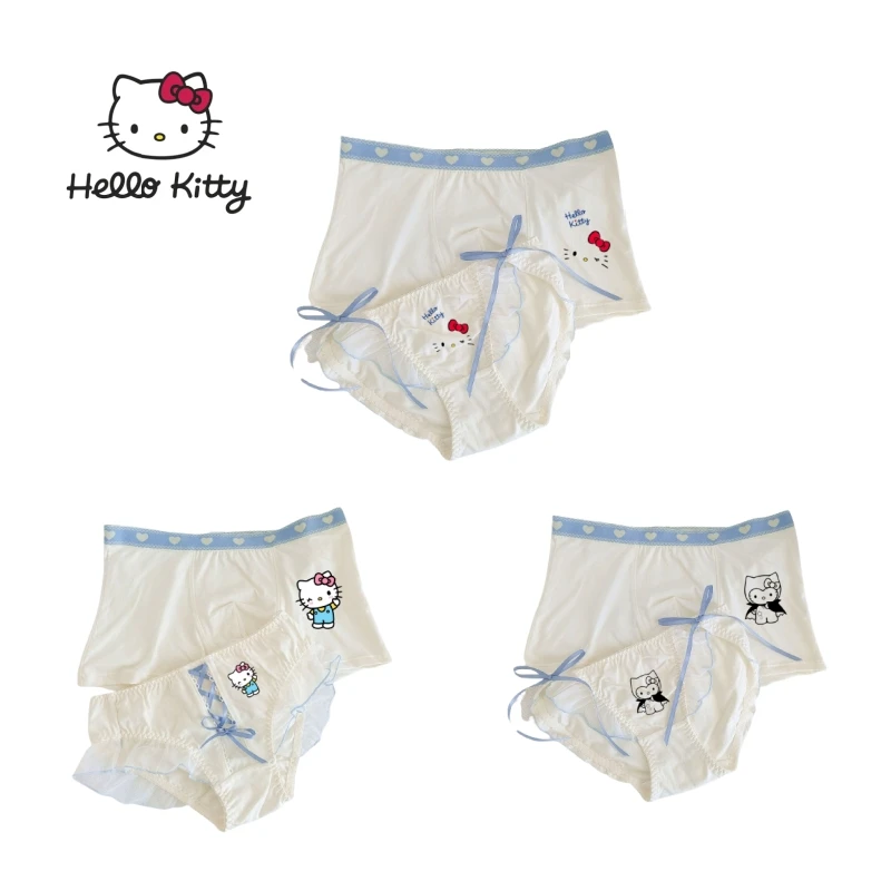 2Pcs Couple Underpants Hello Kitty Kuromi Cinnamoroll Anime Girl Sexy Cute Pure Desire Pants Boy Boxer Briefs Photo Clothes Gift
2Pcs Couple Underpants Hello Kitty Kuromi Cinnamoroll Anime Girl Sexy Cute Pure Desire Pants Boy Boxer Briefs Photo Clothes Gift