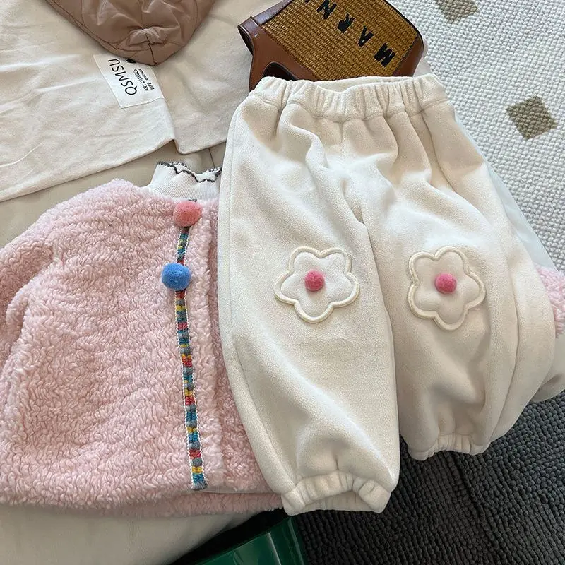 2022 Sweatpants Ankle Length Elastic Waist Loose Warm Cotton Polyester Sweet Simple Fashion Casual Comfortable Winter Girls Kids
2022 Sweatpants Ankle Length Elastic Waist Loose Warm Cotton Polyester Sweet Simple Fashion Casual Comfortable Winter Girls Kids