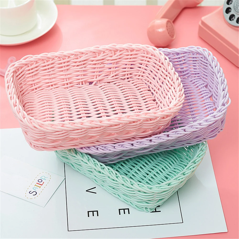 Kawaii Macaron Color Rattan Storage Basket Stationery Holder Large Capacity Desktop Organizer Office Supplies Desk Accessories
Kawaii Macaron Color Rattan Storage Basket Stationery Holder Large Capacity Desktop Organizer Office Supplies Desk Accessories