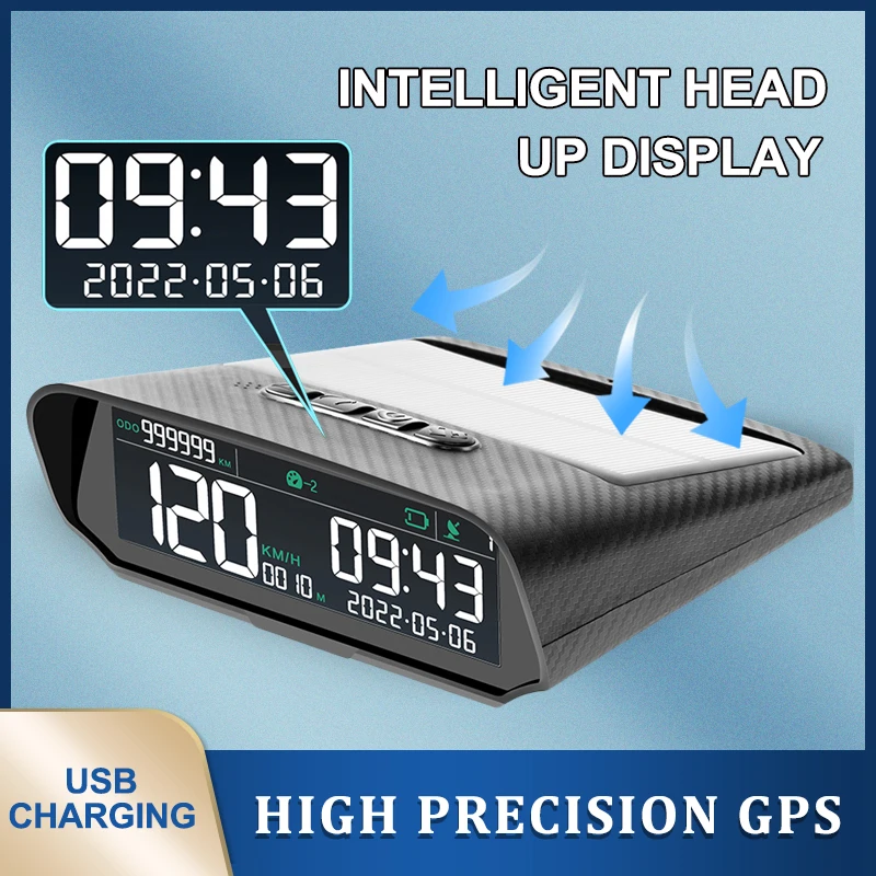 X100 Solar Car HUD Head Up Display USB charging On-board Computer Windshield Projector Car Digital Display Speedmeter
X100 Solar Car HUD Head Up Display USB charging On-board Computer Windshield Projector Car Digital Display Speedmeter