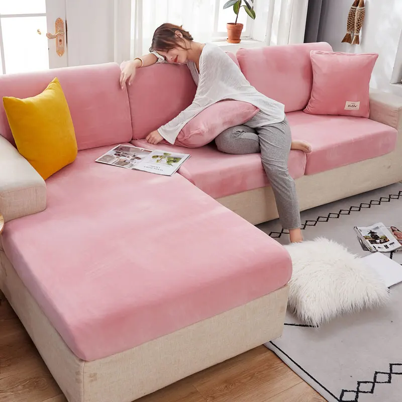 Velvet Solid Color Seat Cushion Cover Stretch Furniture Protector for Living Room Pets Sofa Cover Cushion Cover Washable
Velvet Solid Color Seat Cushion Cover Stretch Furniture Protector for Living Room Pets Sofa Cover Cushion Cover Washable