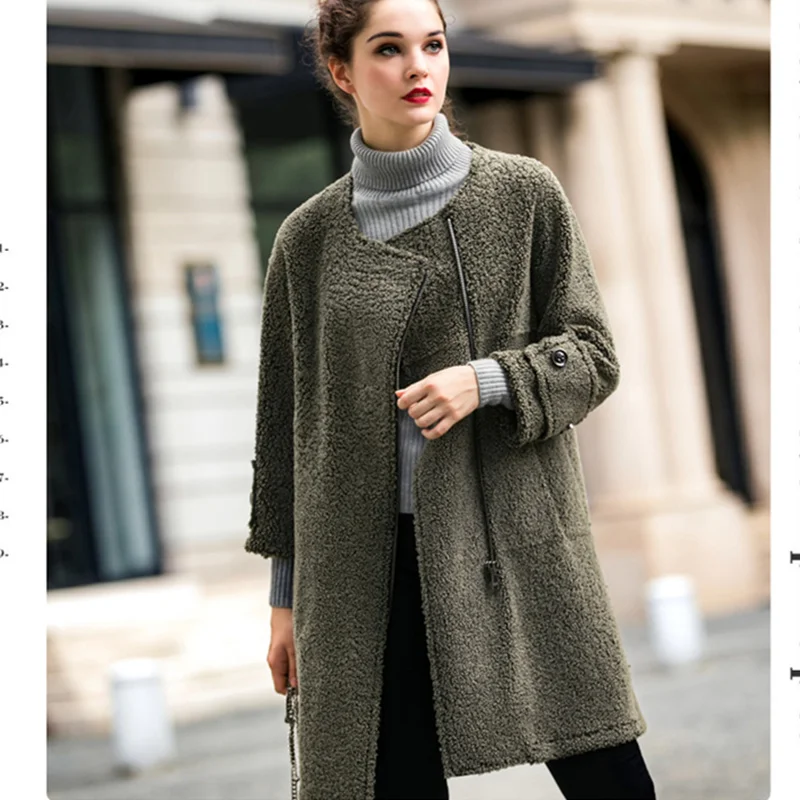 quality Superior Wool Jacket Real Korean Double-faced Fur Manteau Femme Hiver Tops Winter Coat Women Clothes
quality Superior Wool Jacket Real Korean Double-faced Fur Manteau Femme Hiver Tops Winter Coat Women Clothes