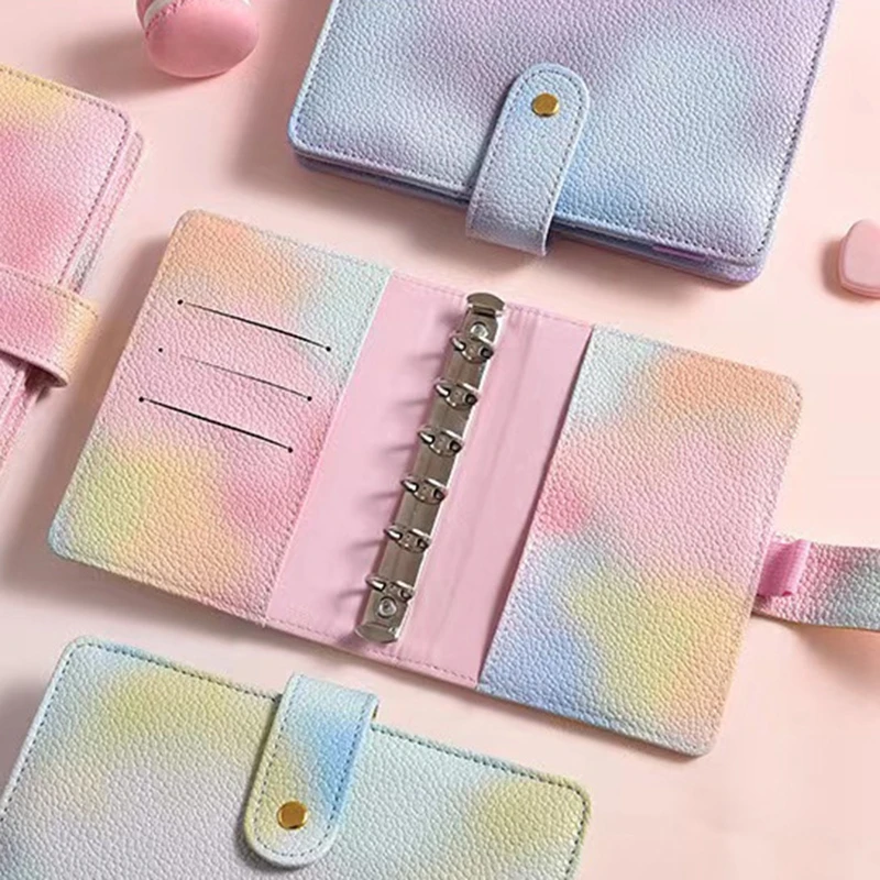 Popular 6-Ring Binder Notebook Cover A6/A7 Loose-Leaf Notepad Cover with Magnetic Buckle Closure Pen Loop for Women Teen H8WD
Popular 6-Ring Binder Notebook Cover A6/A7 Loose-Leaf Notepad Cover with Magnetic Buckle Closure Pen Loop for Women Teen H8WD