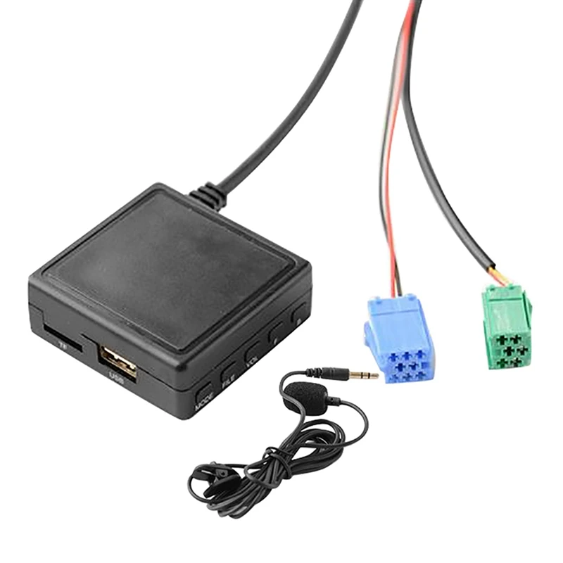 3X Car Bluetooth Module 6 Pin AUX TF USB Adapter Wireless Radio Player Stereo Audio Module For Renault 2005-2011
3X Car Bluetooth Module 6 Pin AUX TF USB Adapter Wireless Radio Player Stereo Audio Module For Renault 2005-2011