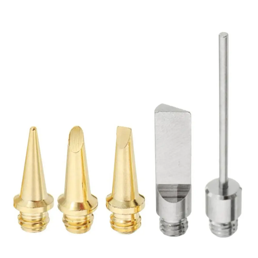 5pc/set Welding Tips For HS-1115K Pro Butane Gas Soldering Iron Kit Welding Head Torch Lead-free Iron Cordless Pen Tool
5pc/set Welding Tips For HS-1115K Pro Butane Gas Soldering Iron Kit Welding Head Torch Lead-free Iron Cordless Pen Tool