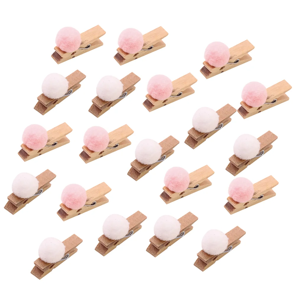 50PCS Mini Fur Wooden Clips Decoration Pompon Photo Craft Clothespin for DIY Artwork
50PCS Mini Fur Wooden Clips Decoration Pompon Photo Craft Clothespin for DIY Artwork