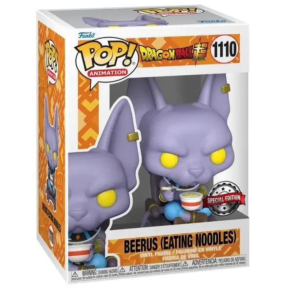 Funko POP Dragon BEERUS 1110 120 шар виниловая экшн-фигурка коллекция ограниченный выпуск