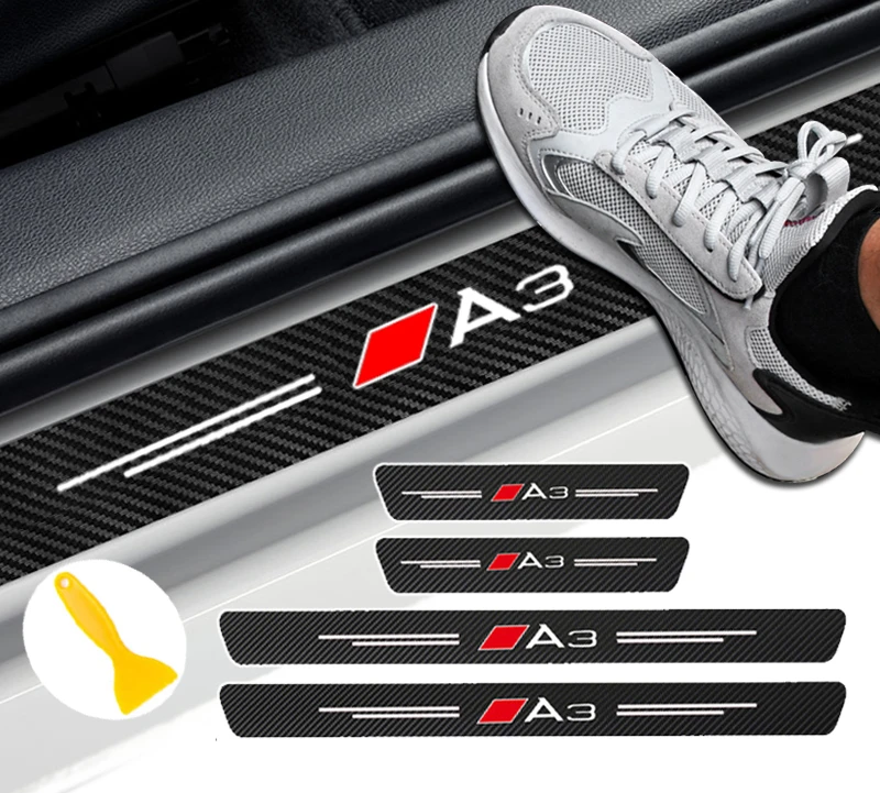 3D Carbon Fiber Car Body Door Sill Protector Decals Stickers for AUDI A1 A3 8V 8P 8L S3 RS3 Sline A4 A5 A6 A7 A8 Q5 Accessories
3D Carbon Fiber Car Body Door Sill Protector Decals Stickers for AUDI A1 A3 8V 8P 8L S3 RS3 Sline A4 A5 A6 A7 A8 Q5 Accessories
