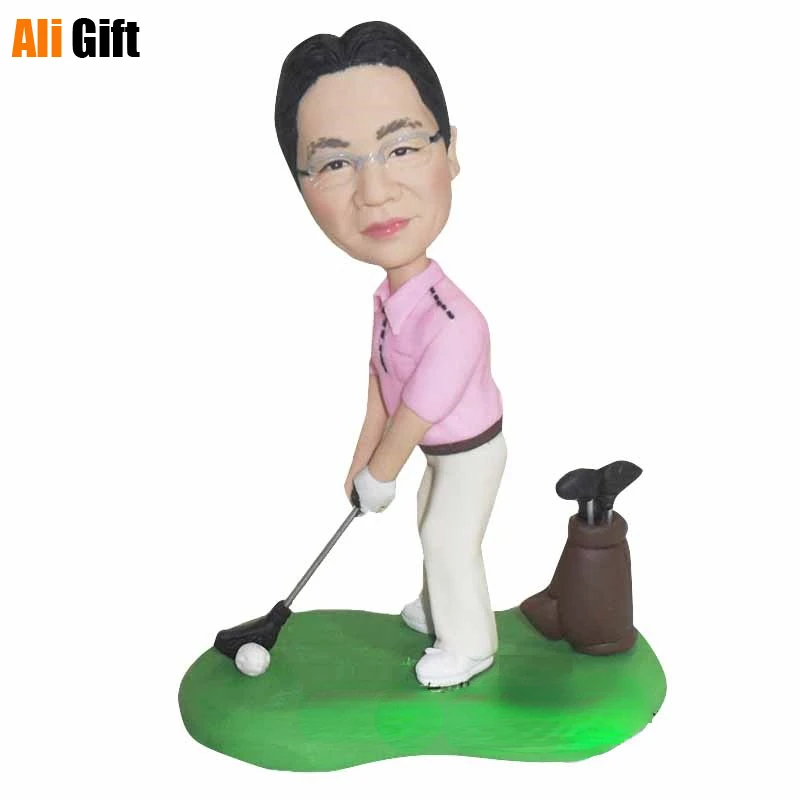17-18cm Golf Shape - Clay Sculpture Figurine Real Person Custom Pinching Portrait Diy Soft Pottery Doll Gifts Home Decoration
17-18cm Golf Shape - Clay Sculpture Figurine Real Person Custom Pinching Portrait Diy Soft Pottery Doll Gifts Home Decoration