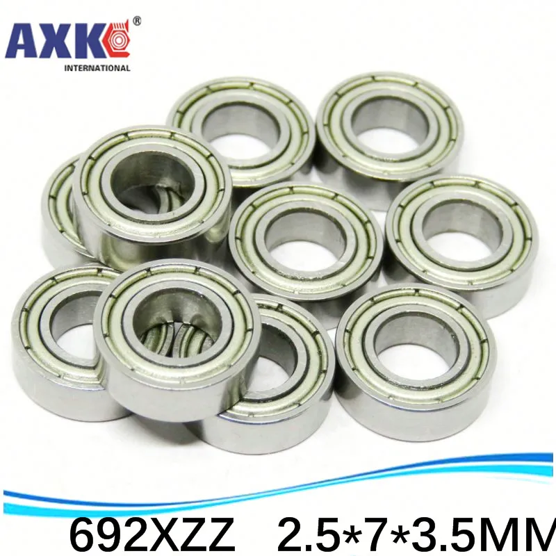 50pcs Free Shipping Thin Wall Deep Groove Ball Bearing 692XZZ 2.5*7*3.5 Mm Inch Bearing AXK Steel Ra 0.8 Machinery Nanjing Rich
50pcs Free Shipping Thin Wall Deep Groove Ball Bearing 692XZZ 2.5*7*3.5 Mm Inch Bearing AXK Steel Ra 0.8 Machinery Nanjing Rich
