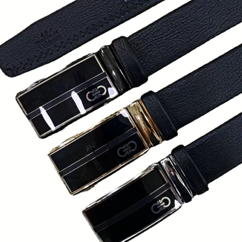 Belt Men's High-end Litchi Pattern Luxury Trendy Brand Versatile Trouser Belt Business Leisure Pure Leather Smooth Pattern Belt
Belt Men's High-end Litchi Pattern Luxury Trendy Brand Versatile Trouser Belt Business Leisure Pure Leather Smooth Pattern Belt