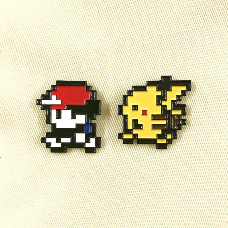 2Pcs/Set Anime Pokemon A Couple of Metal Badges Cute Ash Ketchum Pikachu Doll Brooch Fan Collectible Accessory Kids Gifts
2Pcs/Set Anime Pokemon A Couple of Metal Badges Cute Ash Ketchum Pikachu Doll Brooch Fan Collectible Accessory Kids Gifts