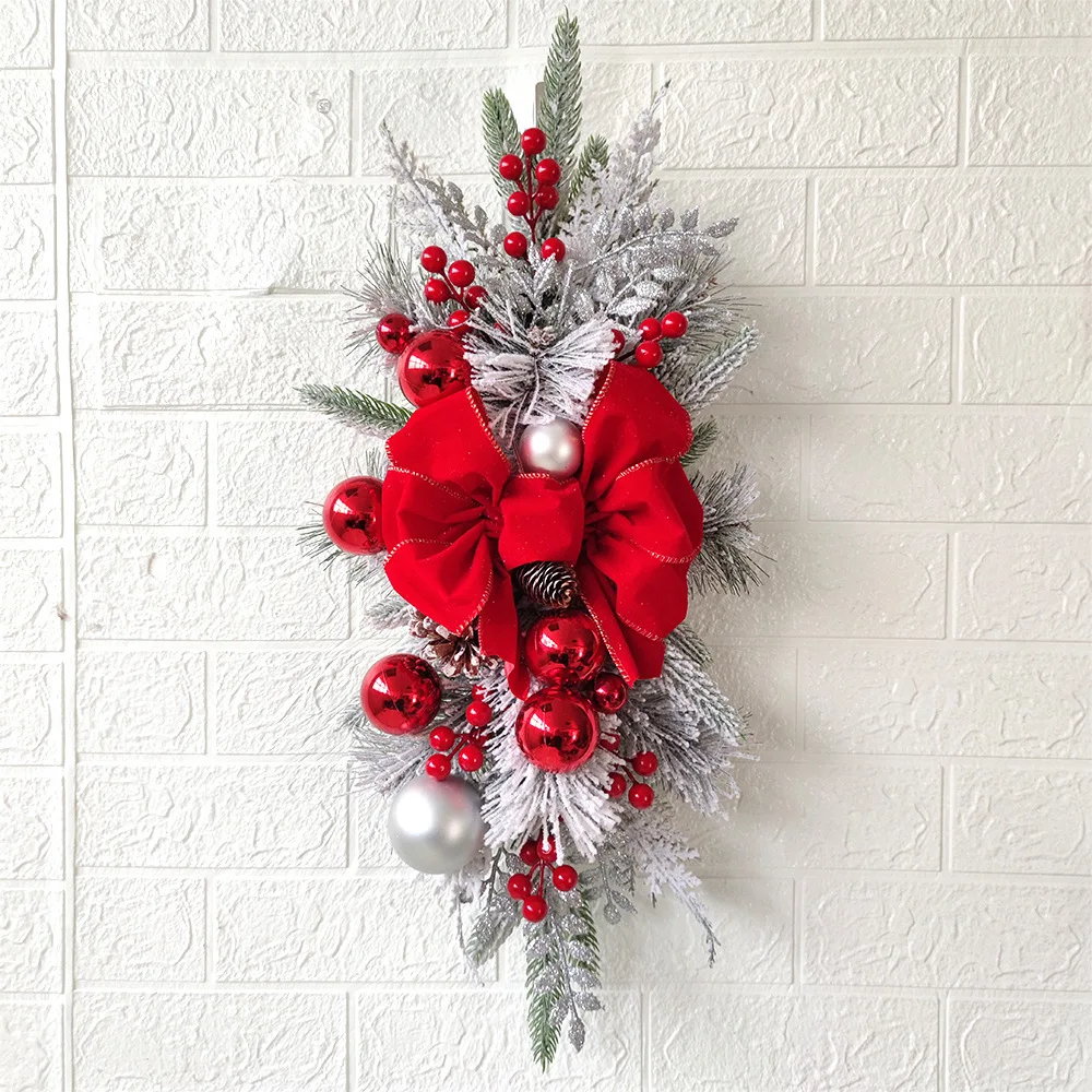 Christmas Stair Bow Hanging New Year Hanging Stairs Garland Wall Hanging Artificial Plants Home Xmas Tree Wall Hanging Decor
Christmas Stair Bow Hanging New Year Hanging Stairs Garland Wall Hanging Artificial Plants Home Xmas Tree Wall Hanging Decor