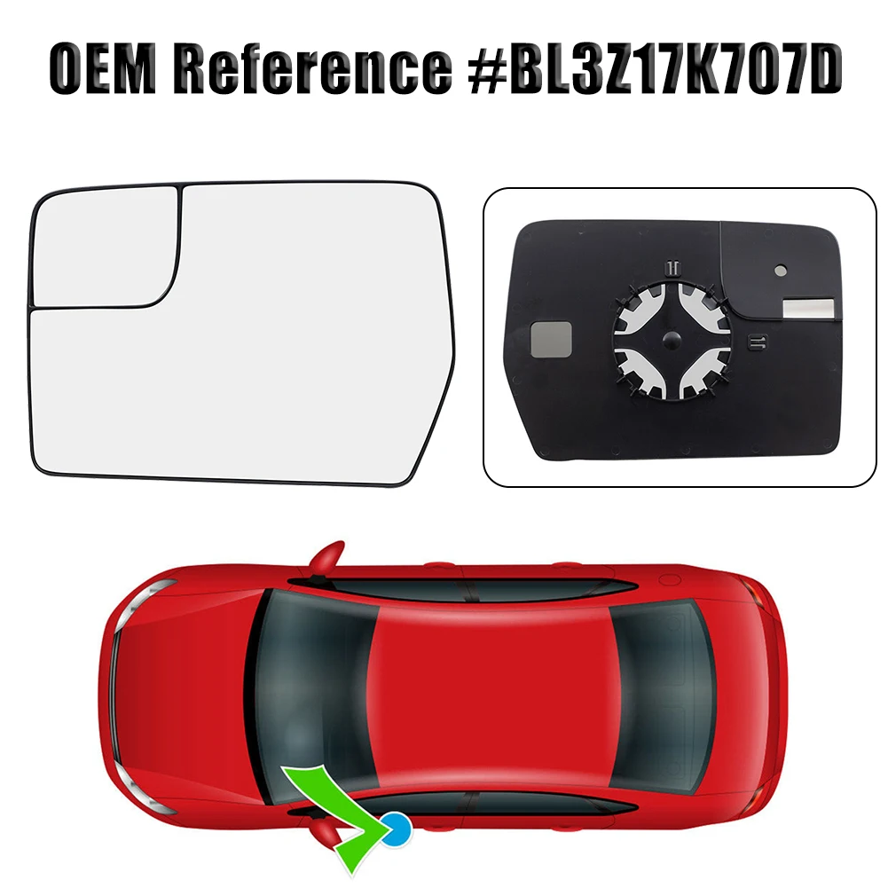 Rearview Mirror Glass Left 100% Brand New ABS + Glass BL3Z17K707D For Ford F150 Pickup 11-14 Heating- Rearview
Rearview Mirror Glass Left 100% Brand New ABS + Glass BL3Z17K707D For Ford F150 Pickup 11-14 Heating- Rearview