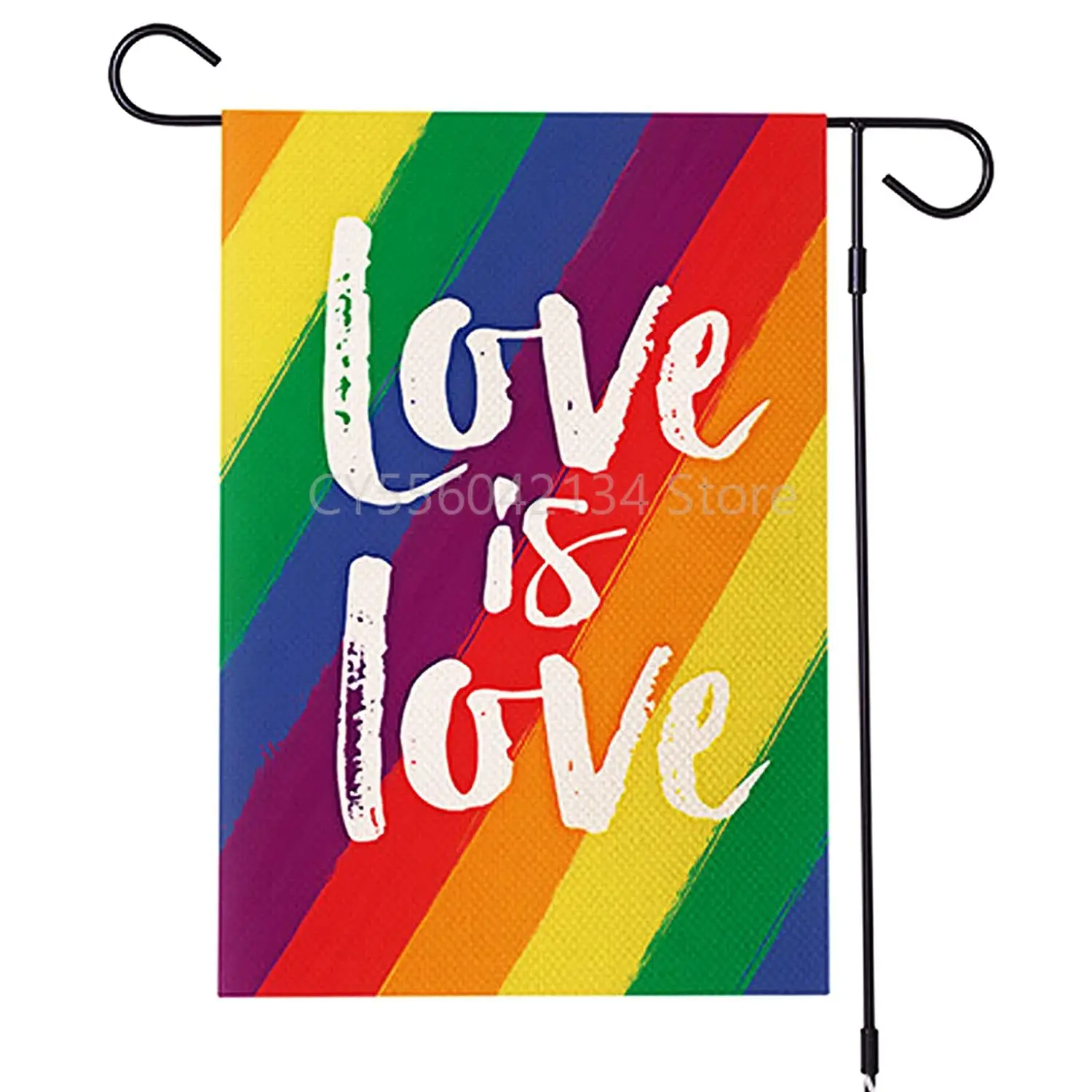 Pride Garden Flag 12x18in Burlap Double Sided Burlap Small LGBT Yard Flag Perfect Decor for Outdoor Yard Porch Sign
Pride Garden Flag 12x18in Burlap Double Sided Burlap Small LGBT Yard Flag Perfect Decor for Outdoor Yard Porch Sign