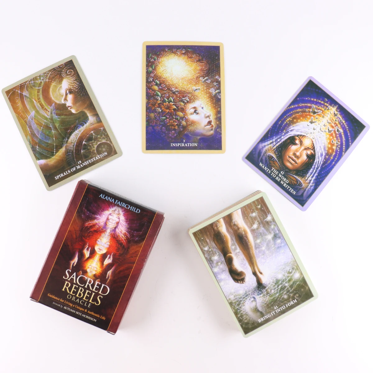 Sacred Rebels Oracle Cards Leisure Party Table Game High Quality Fortune-telling Prophecy Tarot Deck With PDF Guidebook
Sacred Rebels Oracle Cards Leisure Party Table Game High Quality Fortune-telling Prophecy Tarot Deck With PDF Guidebook