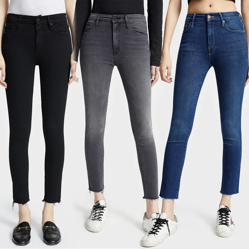 Women jeans high waist slim casual wild lady Straight-leg jeans ankle-length danim pants
Women jeans high waist slim casual wild lady Straight-leg jeans ankle-length danim pants