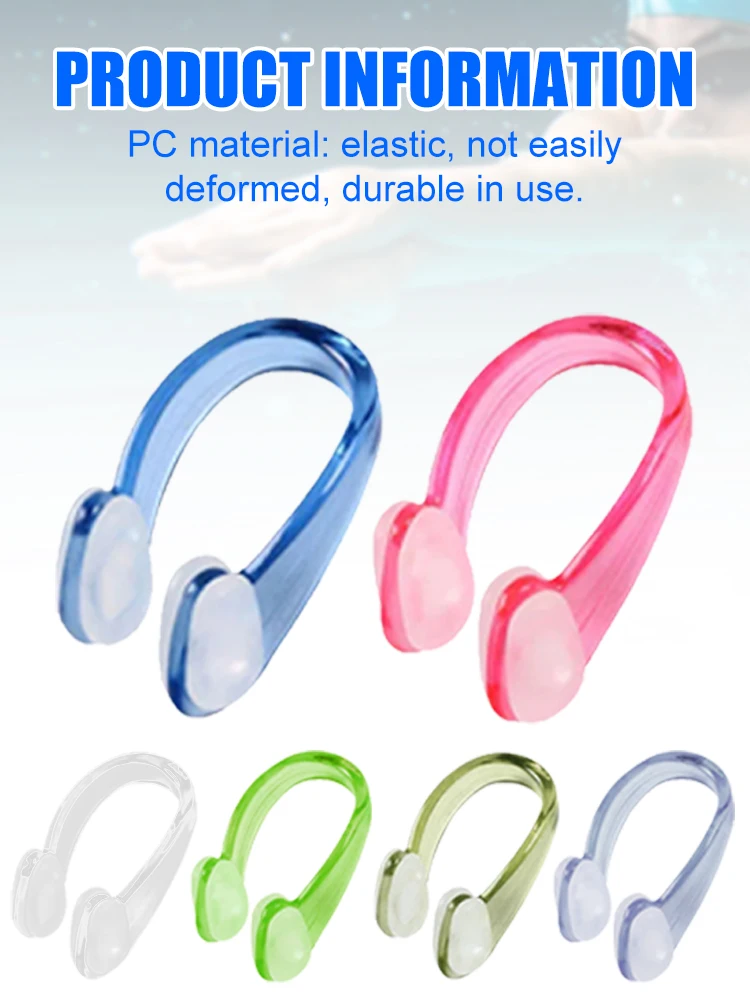 Swimming Nose Clip Soft Silicone Nose Clip Prevent Water Protection Anti-Choke Swim Dive Supplies For Children Adults
Swimming Nose Clip Soft Silicone Nose Clip Prevent Water Protection Anti-Choke Swim Dive Supplies For Children Adults