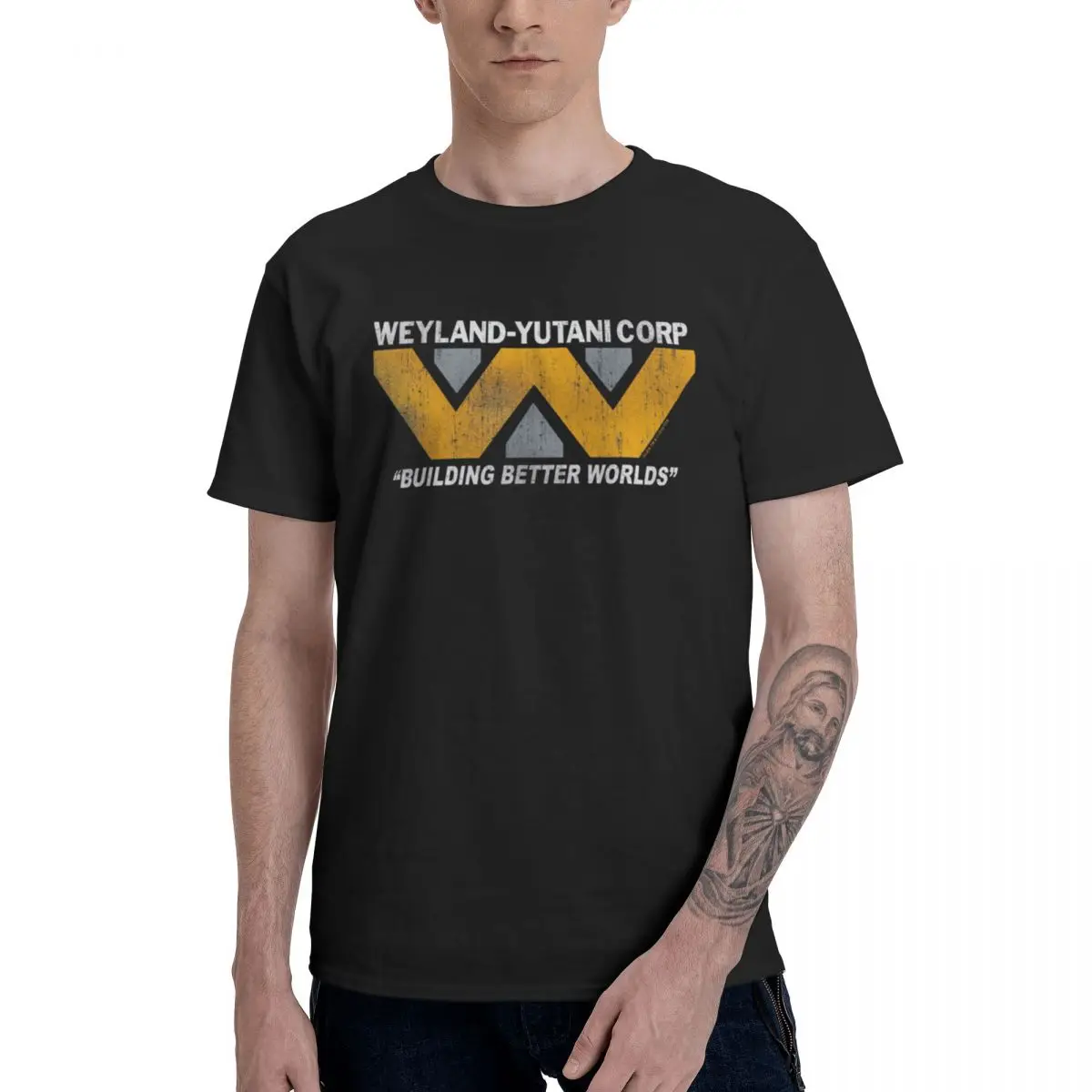 Модные футболки ALIEN WEYLAND, Мужская футболка из чистого хлопка с круглым вырезом, футболка с коротким рукавом, футболка в стиле унисекс, толстовка европейского размера
Модные футболки ALIEN WEYLAND, Мужская футболка из чистого хлопка с круглым вырезом, футболка с коротким рукавом, футболка в стиле унисекс, толстовка европейского размера