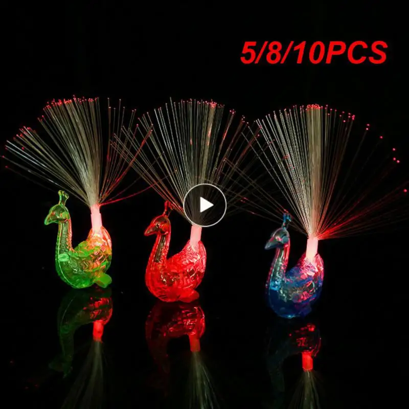 5/8/10PCS Elastic Tapes Intelligence Toys Plastic Peacock Finger Light Colorful Led Light-up Rings Glowing Educational Toy
5/8/10PCS Elastic Tapes Intelligence Toys Plastic Peacock Finger Light Colorful Led Light-up Rings Glowing Educational Toy