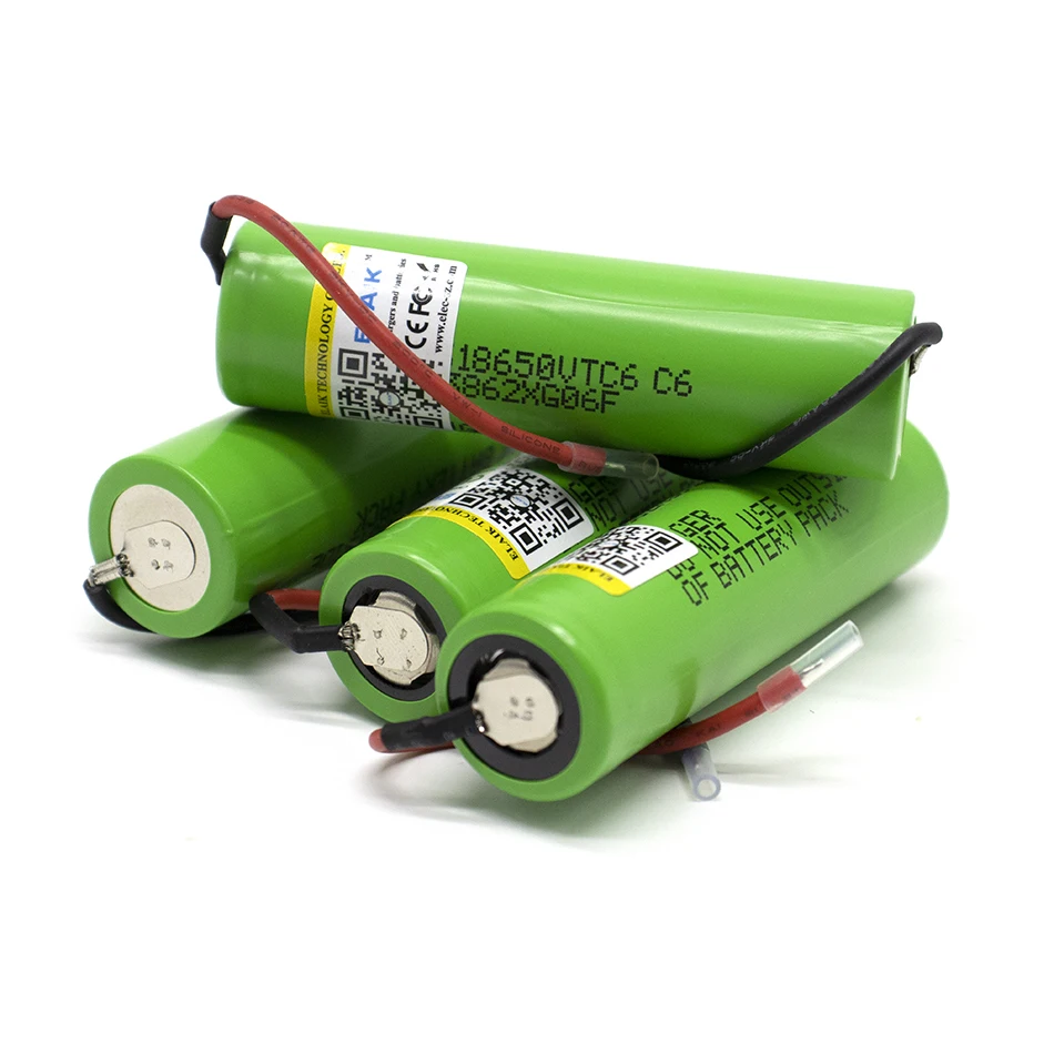 18650 3.6V 3000mAh*4pcs internal resistance small lithium battery stable performance wide application range VTC6-Wiring
18650 3.6V 3000mAh*4pcs internal resistance small lithium battery stable performance wide application range VTC6-Wiring