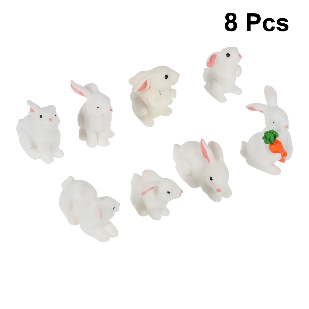 8 Bunny Figurines Resin Rabbit Miniatures Statue Landscape Pots DIY Decoration Ornaments Gift for Car Garden Desktop
8 Bunny Figurines Resin Rabbit Miniatures Statue Landscape Pots DIY Decoration Ornaments Gift for Car Garden Desktop