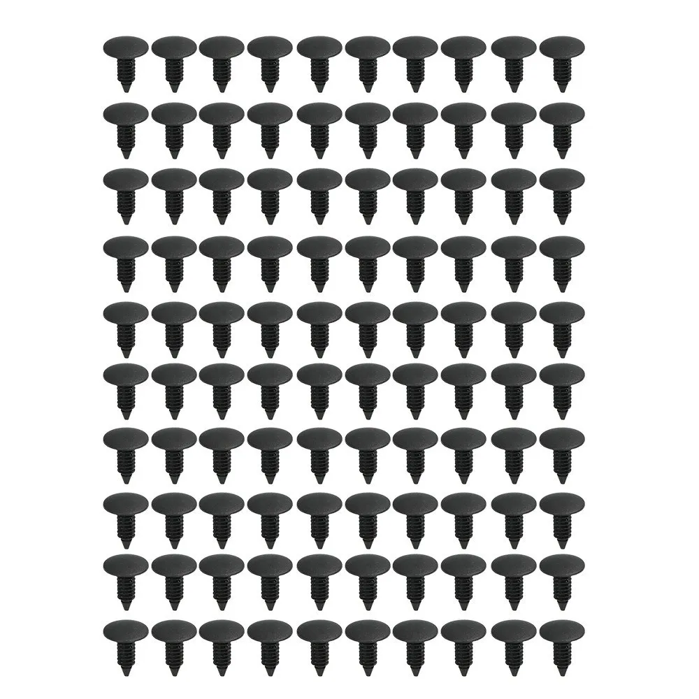 Plastic Fastener Rivet Clips Fender & Bumper Shield Retainer 100 PCS Nylon Bumper Fastener
Plastic Fastener Rivet Clips Fender & Bumper Shield Retainer 100 PCS Nylon Bumper Fastener