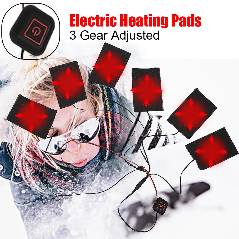 USB Charged Clothes Heating Pad 5V Electric Heating Sheet With 3 Gear Adjustable Temperature Heating Warmer Pad For Vest Jacket
USB Charged Clothes Heating Pad 5V Electric Heating Sheet With 3 Gear Adjustable Temperature Heating Warmer Pad For Vest Jacket