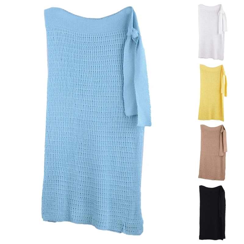Crochet Knitted Sarong Solid Split Skirts Beach Cover Up Beach Dress Beach Wear Cover-ups Beachwear Female Women D5QD
Crochet Knitted Sarong Solid Split Skirts Beach Cover Up Beach Dress Beach Wear Cover-ups Beachwear Female Women D5QD