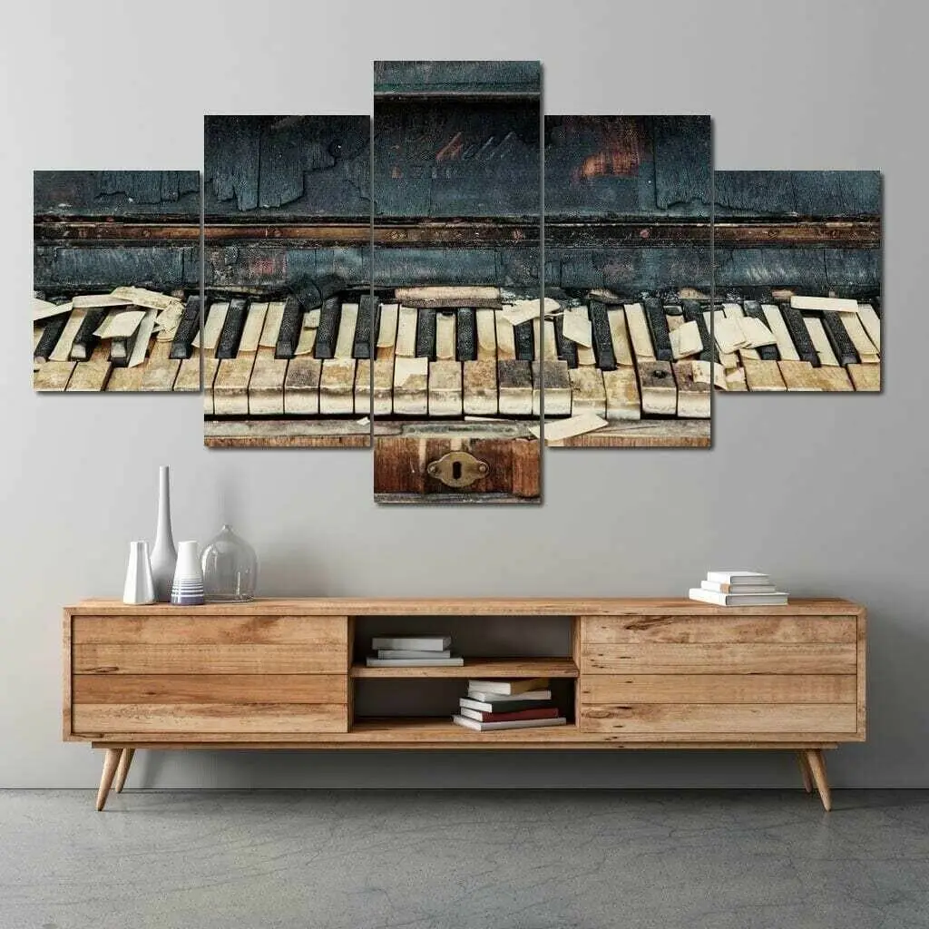 Abandoned Old Piano Poster 5 Panel Canvas Print Wall Art Home Decor HD Print Pictures No Framed 5 Piece Room Decor Paintings
Abandoned Old Piano Poster 5 Panel Canvas Print Wall Art Home Decor HD Print Pictures No Framed 5 Piece Room Decor Paintings