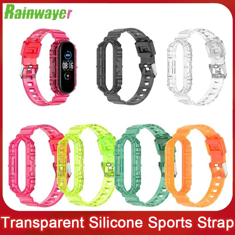 Silicone Watchband For Xiaomi Band 6 5 4 3 Strap Transparent Glacier Water-proof Smartwatch Fitness Tracker Bracelet Sports Belt
Silicone Watchband For Xiaomi Band 6 5 4 3 Strap Transparent Glacier Water-proof Smartwatch Fitness Tracker Bracelet Sports Belt