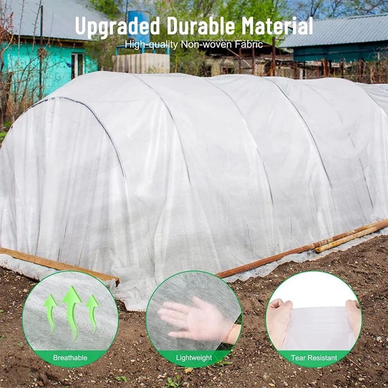 Plant Covers Freeze Protection, 10Ftx30ft Reusable Rectangle Frost Protection Plant Blanket For Cold Weather Protection
Plant Covers Freeze Protection, 10Ftx30ft Reusable Rectangle Frost Protection Plant Blanket For Cold Weather Protection