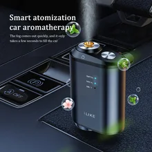 Air Diffuser Aroma Car Vent Humidifier Mist Freshener Aluminium Alloy Essential Oils Diffuser Perfume Fragrance Car Accessories