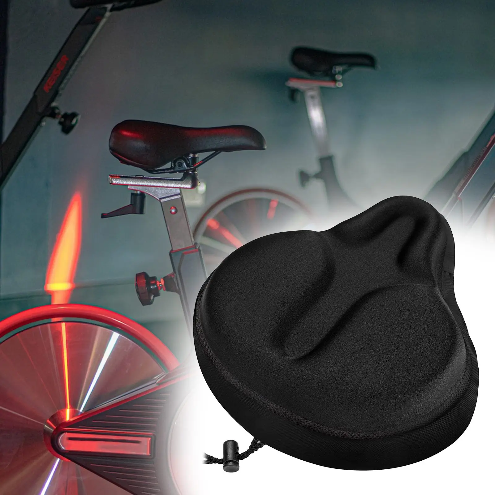 Bike Saddle Cover Saddle Cover Cycling Parts Extra Comfort Gel Cushion Padded Absorb Shock Adjustable Drawstring
Bike Saddle Cover Saddle Cover Cycling Parts Extra Comfort Gel Cushion Padded Absorb Shock Adjustable Drawstring