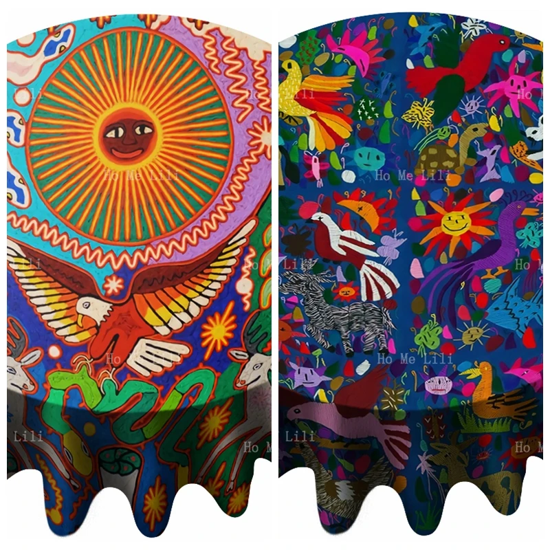 Indigenous From Mexico Oaxaca Mayan Tribal Art Boho Travel Amazing Multicoloured Poster Print Round Tablecloth By Ho Me Lili
Indigenous From Mexico Oaxaca Mayan Tribal Art Boho Travel Amazing Multicoloured Poster Print Round Tablecloth By Ho Me Lili
