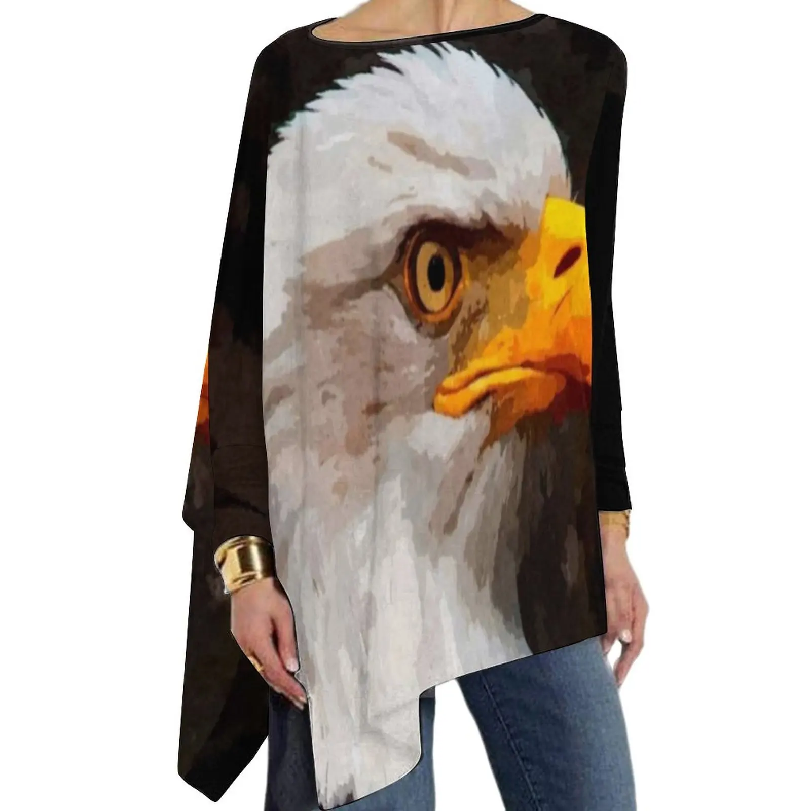 A Beautiful Eagle Head T Shirts Watercolor Animal T-Shirt Woman Long Sleeve Street Fashion Tshirt Oversized Graphic Clothes
A Beautiful Eagle Head T Shirts Watercolor Animal T-Shirt Woman Long Sleeve Street Fashion Tshirt Oversized Graphic Clothes