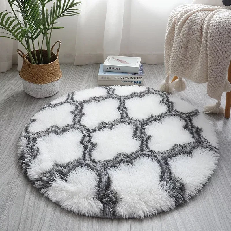 Bubble Kiss Fluffy Round Rug Carpets for Living Room Home Decor Bedroom Kid Room Floor Mat Decoration Salon Thicker Pile Rug
Bubble Kiss Fluffy Round Rug Carpets for Living Room Home Decor Bedroom Kid Room Floor Mat Decoration Salon Thicker Pile Rug