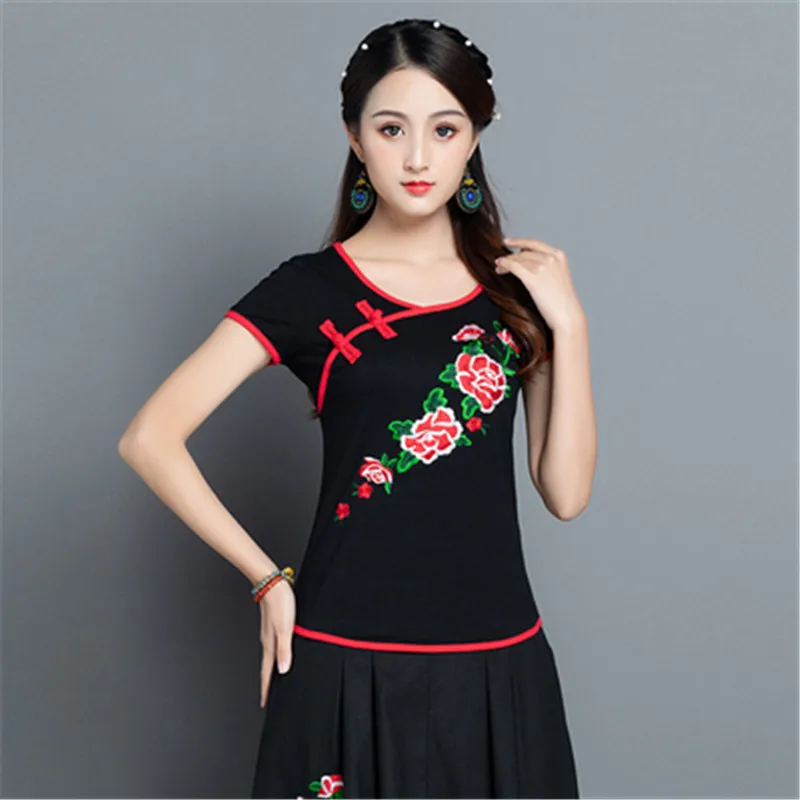 5XL Ladies Clothes T-Shirts Ethnic Summer Female Clothing Tees Elegant Harajuku Vintage Embroidery Tops Women 2022 Hot
5XL Ladies Clothes T-Shirts Ethnic Summer Female Clothing Tees Elegant Harajuku Vintage Embroidery Tops Women 2022 Hot