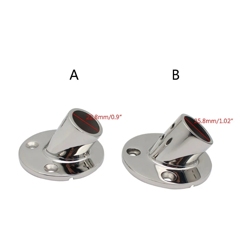 Boat Yacht Marine 316 Stainless 60 Degree Hand Rail Round Base for 22/25mm Tube Dropship
Boat Yacht Marine 316 Stainless 60 Degree Hand Rail Round Base for 22/25mm Tube Dropship