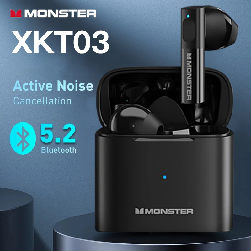 Беспроводные наушники Monster XKT03 Ture, TWS наушники Bluetooth 5,2, шумоподавление, Hi-Fi стерео оригинальные новые наушники с микрофоном
Беспроводные наушники Monster XKT03 Ture, TWS наушники Bluetooth 5,2, шумоподавление, Hi-Fi стерео оригинальные новые наушники с микрофоном
