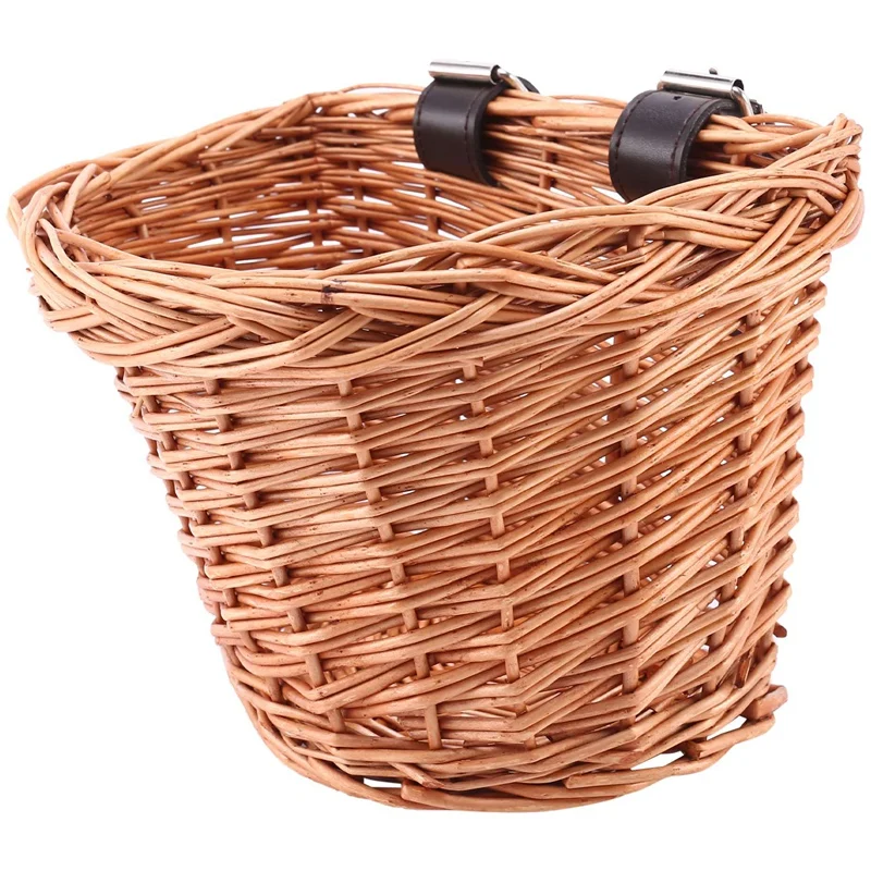 Retro,Handmade,Wicker Bicycle Front Basket With Leather Straps ,Fashion Children's Bicycle Front Basket
Retro,Handmade,Wicker Bicycle Front Basket With Leather Straps ,Fashion Children's Bicycle Front Basket